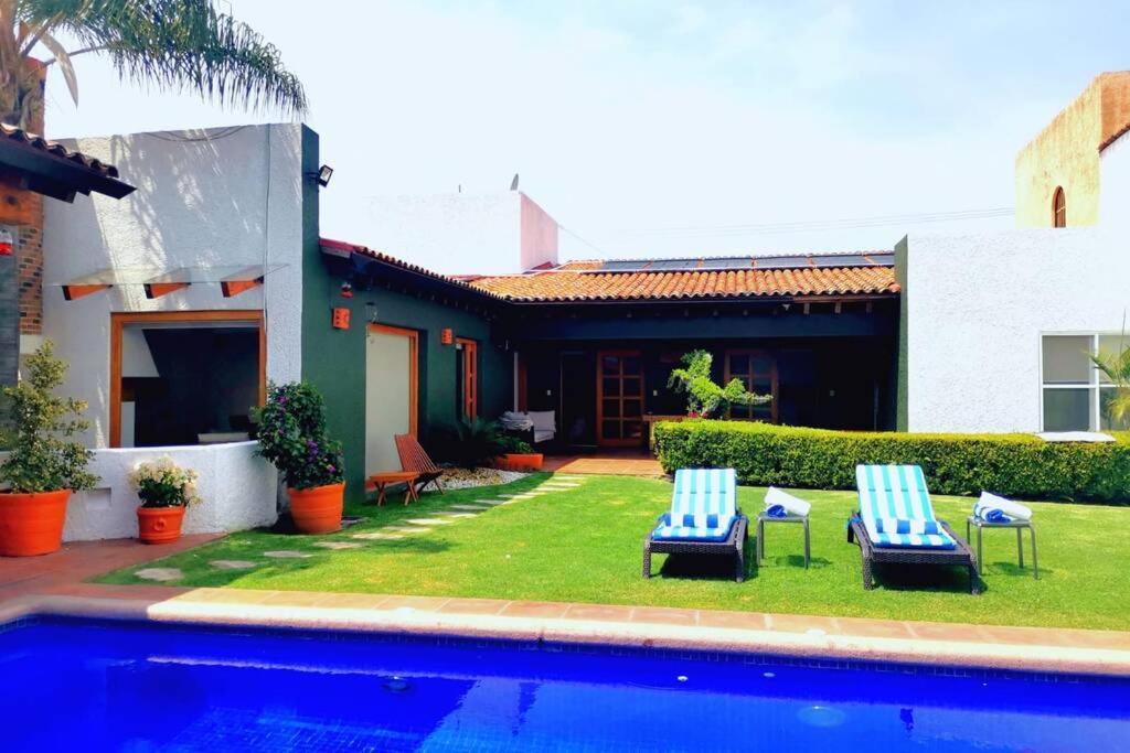 Casa Luna con alberca privada Cuernavaca Exterior foto